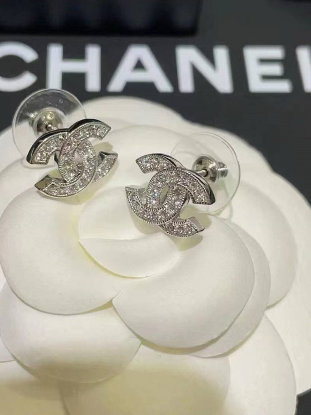 ✨ Chanel Silver Earrings